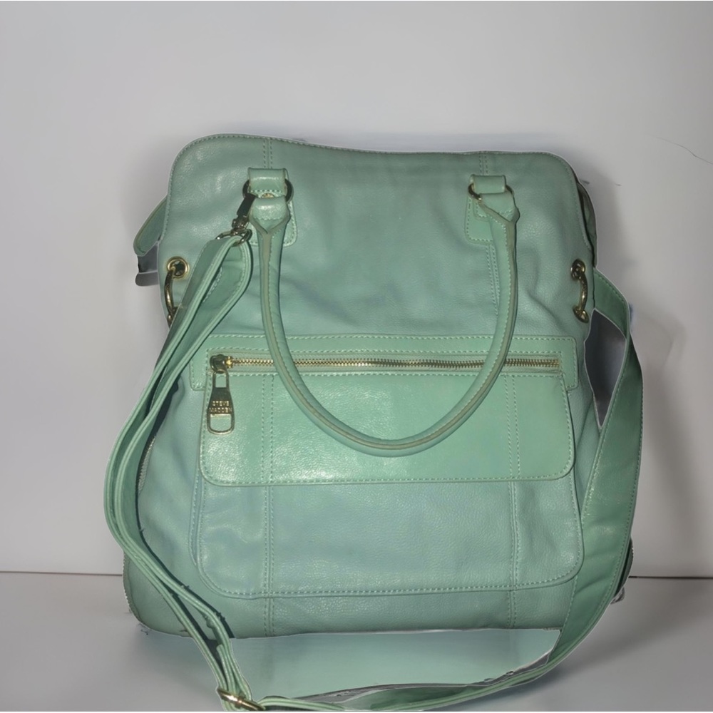 Steve Madden aqua crossbody bag